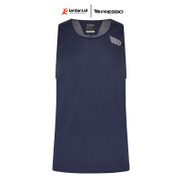 PRESSIO - Men - Elite Singlet - Navy Silver PRESSIO - Men - Elite Singlet - Navy Silver
